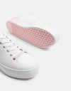 Lace-up trainers with heel detail